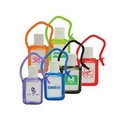 Tag Along Gel Hand Sanitizer in Rubber Case